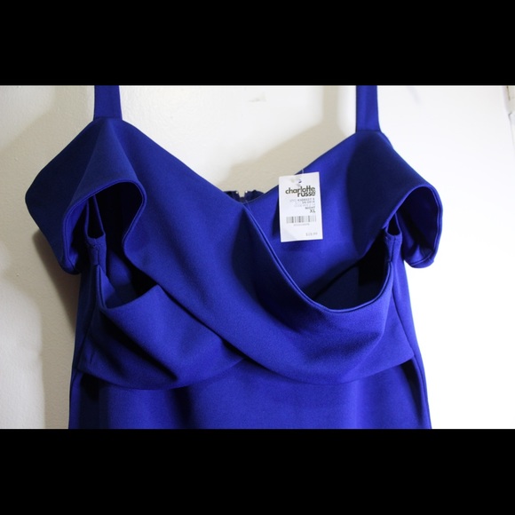 Charlotte Russe Night Blue Dress Sz XL - Picture 6 of 7